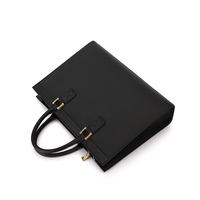 Sac à main pour ordinateur portable en cuir de vachette pleine fleur de luxe personnalisé, sac messager d'affaires, sac à main en cuir véritable de qualité supérieure pour avocat