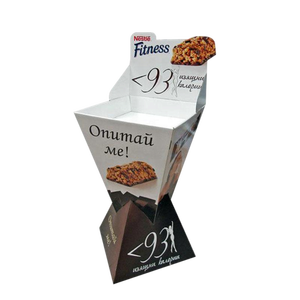 Tùy chỉnh các tông sô cô la cuốn sách Tạp Chí hiển thị <span class=keywords><strong>Dump</strong></span> Thùng siêu thị quảng cáo đứng với thiết kế cá nhân - Product Image 2