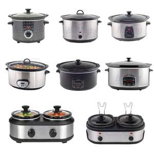 Approbation CE ETL Amovible 6.5L 7Qt Pot <span class=keywords><strong>Crockpot</strong></span> <span class=keywords><strong>Mijoteuse</strong></span> électrique de forme ovale Petite <span class=keywords><strong>Mijoteuse</strong></span> - Product Image 3