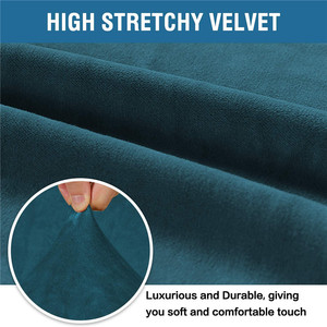 <span class=keywords><strong>Housse</strong></span> de canapé en velours très élastique, couverture de <span class=keywords><strong>protection</strong></span> pour meubles, fauteuil, deux places, résistant au glisse, tissu Super doux, 1 pièce - Product Image 2
