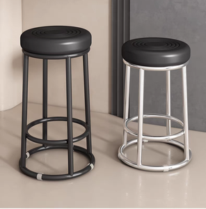 Prix d'usine Hôtel Moderne Salle À Manger En Laiton En Acier Inoxydable Sydney Rembourré Dos Nu Comptoir Tabouret De <span class=keywords><strong>Bar</strong></span> Utilisation Commerciale - Product Image 1