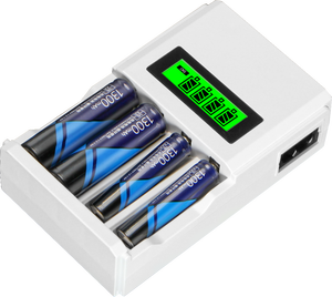 Màn hình LCD 4 khe cắm AA,AAA NI-CD Ni-MH sạc pin sạc tường - Product Image 1