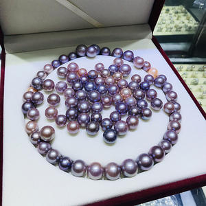 Perlas de Agua Dulce al por Mayor, 7-8 mm, AAAA, Redondas y Planas, Semiporosas, Cuentas con Incrustaciones de Perlas, Fabricante - Product Image 3