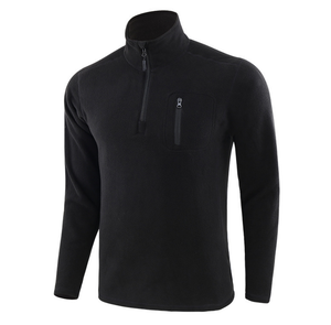 Camiseta Térmica Táctica de Forro Polar HBU816, Color Negro y Verde Camuflaje, para Invierno - Product Image 1