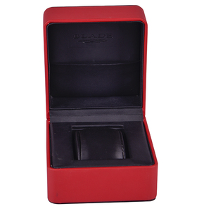 Custom Logo PU Leather Watch <b>Box</b> <b>Red</b> Luxury Wrist Single <b>Gift</b> <b>Box</b> Packaging Watch Organizer <b>Box</b> - Product Image 5