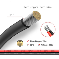 Cable LanLin de 1.5M 14AWG XT60 Hembra a Forma de O - Plástico Resistente con 1 Año de Garantía