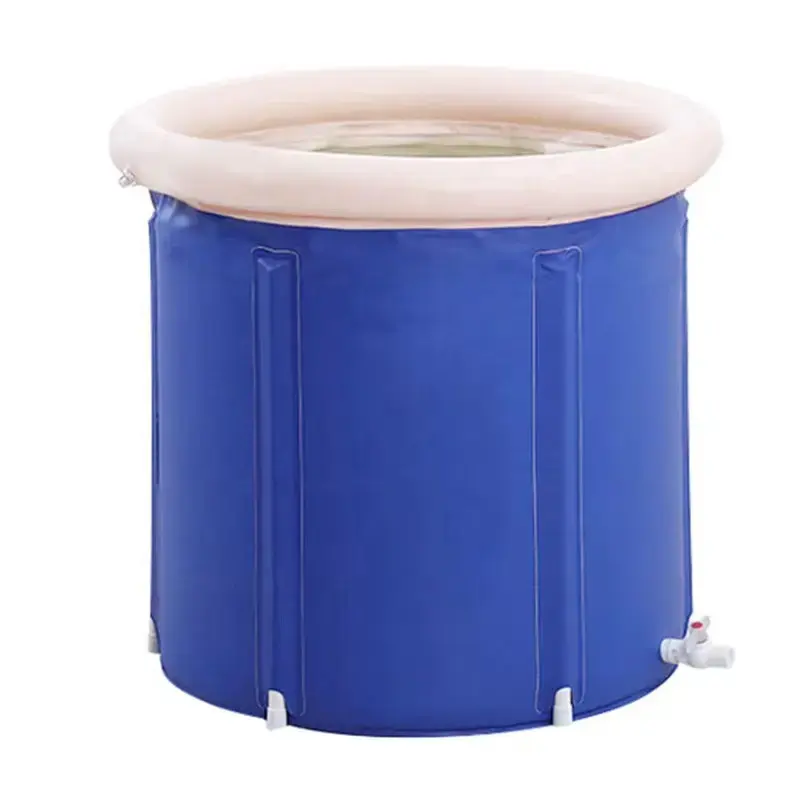 Petit bain de glace baignoire Portable pour baignoires 75x75 baignoire pliante pour petits espaces bains chauds et froids pour la récupération