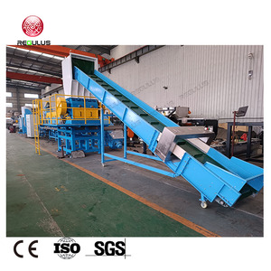 Nhựa PE HDPE chai phim mua sắm túi tái sử dụng nghiền nổi rửa khử nước khô tái chế dòng máy - Product Image 6