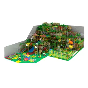 Large Jungle Theme Commercial Children Sports Soft Play Center Equipment Kids Indoor Playground