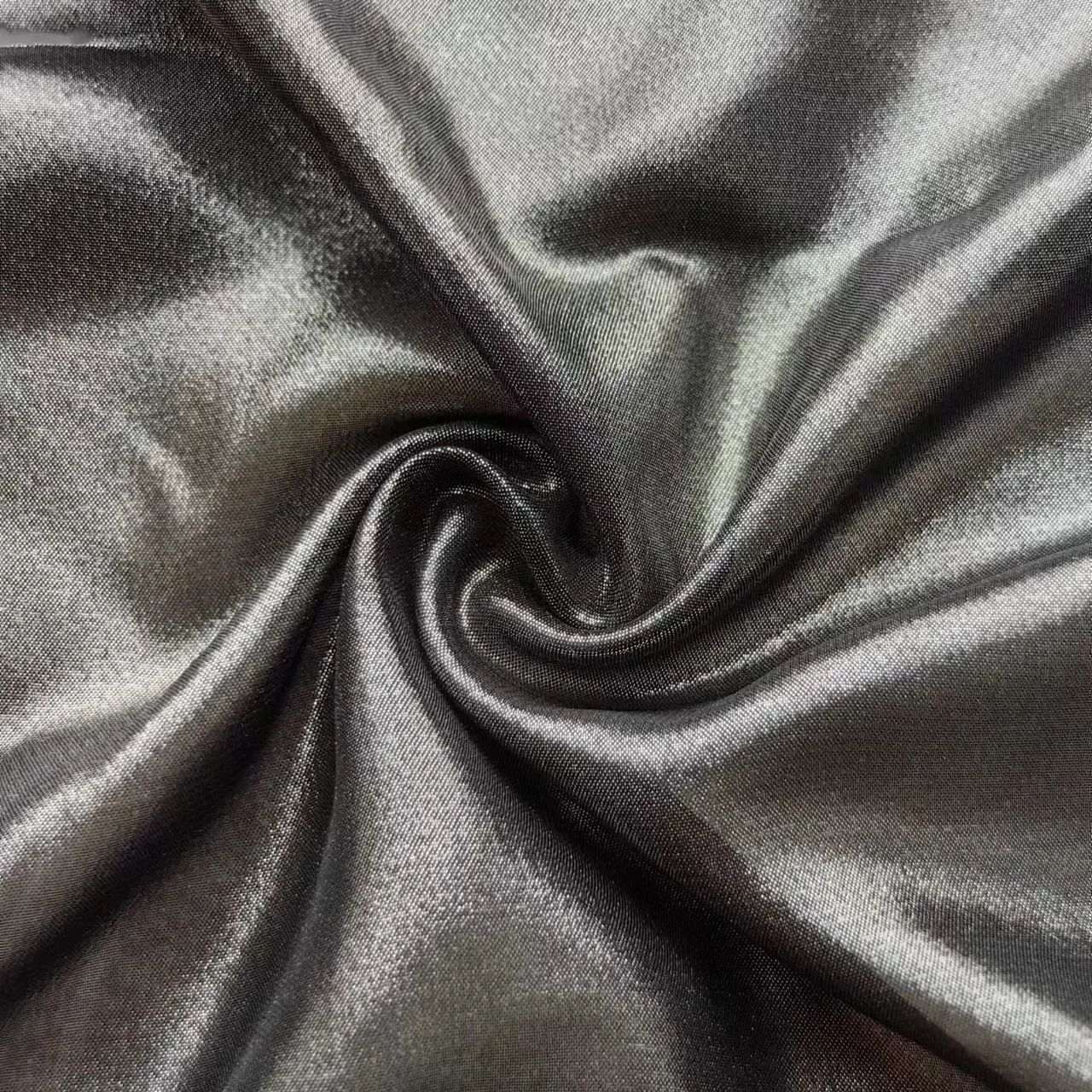 Tissu en mousseline d'argent chaud mousseline de soie de qualité tissu en mousseline de soie métallique nouvelle mode vêtements pour femmes robe échantillons gratuits