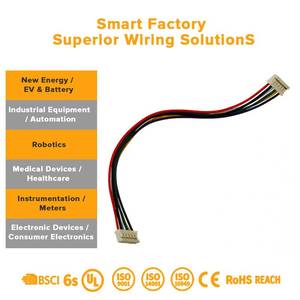 産業機械、コンピュータ、オートバイ、制御盤用のフレキシブル<span class=keywords><strong>3</strong></span>相OFC銅電力ケーブルアセンブリ - Product Image 3