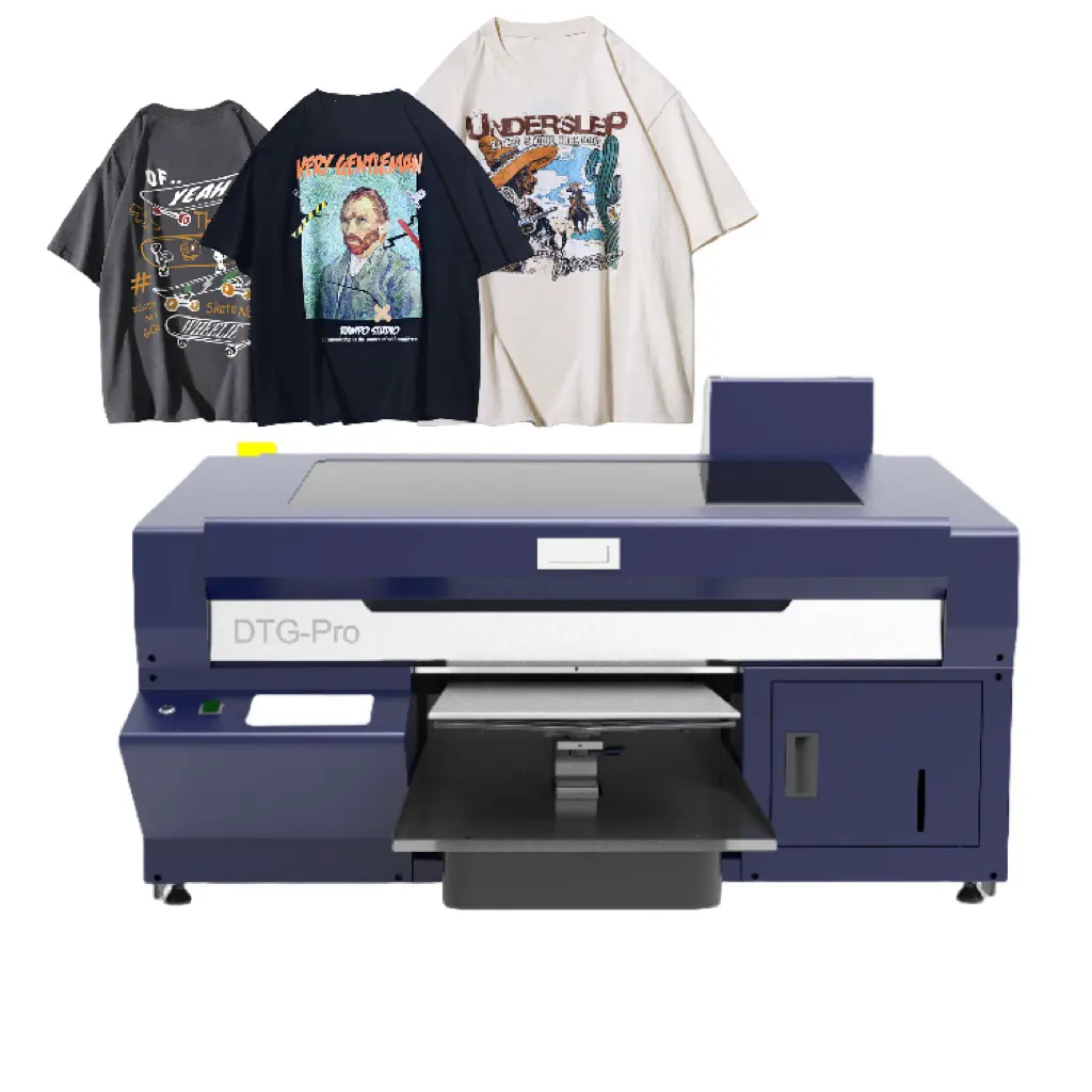 2024 hochgeschwindigkeits-A3-DTG-Drucker Gerät für Direktdruck auf Kleidung 6 Farben A3 T-Shirt-Drucker
