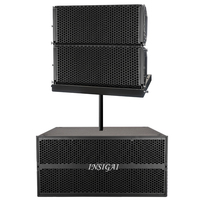 Système de sonorisation professionnel IDL30A avec amplificateur DSP, caisson de basses de 18 pouces, deux enceintes de ligne de 10 pouces, actif