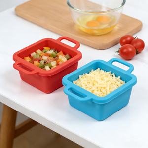 Moule à pochons en silicone réutilisable OEM, tasses en silicone pour usage domestique, compatibles lave-vaisselle, pour friteuse à air, four, micro-ondes et cuisson en plat. - Product Image 2