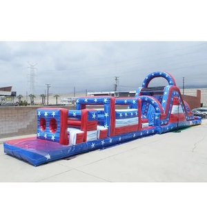 Juego de Obstáculos Extremos Inflables para Adultos, Pista de Obstáculos Inflable para Exteriores, Juegos Inflables de Desafío para Fiestas de Adultos - Product Image 3