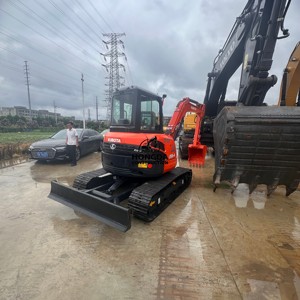 Kubota เครื่องขุด U55-4ใช้แล้ว3T เครื่องขุดตีนตะขาบ5ton 3ton ขนาดเล็ก - Product Image 6