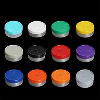 Tutup Segel Aluminium Plastik RX-24 Easy Tear Peptide Vial Grosir, Cocok untuk Vial 3-20ml