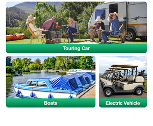 Baterai Lithium Off-grid 12.8V baterai penyimpanan energi 6Ah Lifepo4 paket untuk panel surya rumah - Product Image 4