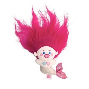 Peluche douce et confortable - Sirène en peluche - Jouet en peluche pour bébé - Compagnon de sommeil - 9 cm - 12 couleurs assorties Mignonnes sirènes en peluche à poils longs - Product Image 6