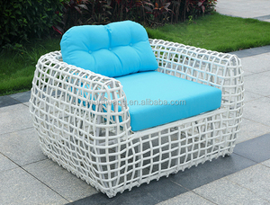 Conjuntos de sofás de mimbre para <span class=keywords><strong>exteriores</strong></span> <span class=keywords><strong>baratos</strong></span> muebles de sofá de mimbre con marco de aluminio - Product Image 6