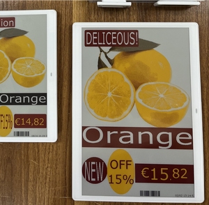 10.2 Inch 4 Cloro Esl Smart Retail Eas Solution Ble E-Ink Epaper Electronic Shelf <b>Label</b> 2.45Ghz With Software For Supermarket - Product Image 1