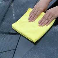 Serviettes en microfibre à poils longs et courts, chiffons super absorbants à double usage (sec et humide) pour le nettoyage des vitres de voiture et le nettoyage domestique