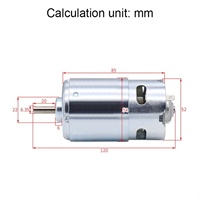 Moteur micro DC à balais HongYang 997 12-24V à aimant permanent, roulement à billes, couple élevé, faible bruit, étanche, 200W pour appareils électroménagers