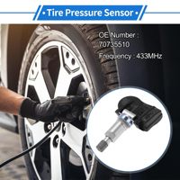 Nouveau capteur de pression des pneus BST TPMS 433 MHz N° 70735510 pour BMW Série 3 GT 2013-2016 avec garantie d'un an, ajustement universel