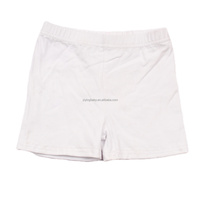 Vente en gros de shorts décontractés de haute qualité en coton élastique à taille haute, confortables, grande taille, de couleur unie pour enfants