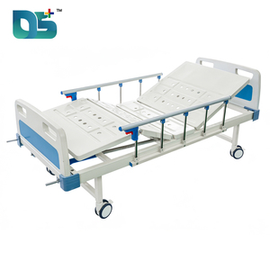Cama de <span class=keywords><strong>Hospital</strong></span> Manual Ajustable con Barandilla Lateral Elevable, 2 Funciones, 2 Manivelas, Precio Económico, para Pacientes - Product Image 6
