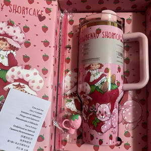 Tazza Termica Personalizzata con Logo del Marchio, in Acciaio Inox da 40 oz, con Manico, Cannuccia e Confezione Regalo - Product Image 2