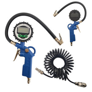 High-Accuracy Tire Inflator with Built-in Digital Gauge - Handheld Tool for Multiple Vehicles - Product Image 1