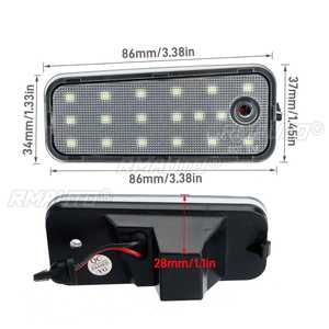 2PCS for Hyundai Santa Fe DM for Grand for Santa Fe NC 2013-2018 <b>LED</b> <b>Number</b> License Plate Light 12V 6000K 2014 2015 2016 2017 - Product Image 4