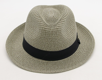 Papier tressé Papier Hat 100% paille couleur mélangée été Panama chapeaux