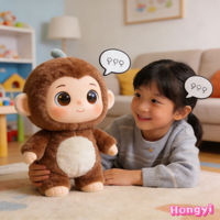 Jouet éducatif intelligent CBYD High Tech AI, connectivité sans fil via application, chat vocal interactif, peluche super douce pour enfants