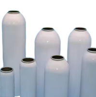 Aérosol en aluminium vide rechargeable peut pulvériser des boîtes en métal avec des valves d'aérosol de BOV pour les produits cosmétiques