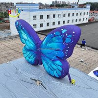 Papillon gonflable géant adapté aux besoins du client par Offre Spéciale de représentation d'étape de festival pour la décoration d'affichage de la publicité