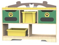 Armoire de rangement en bois pour enfants, armoire de rangement <span class=keywords><strong>populaire</strong></span> pour petite maternelle, jouets pour enfants, collection <span class=keywords><strong>2021</strong></span> - Product Image 2