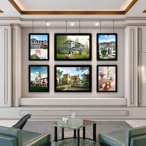 Slim litsign LS m2 công khai thực đơn bất động sản tin nhắn khung ảnh Acrylic bảng hiệu quảng cáo cửa sổ treo hộp đèn <span class=keywords><strong>LED</strong></span> - Product Image 6