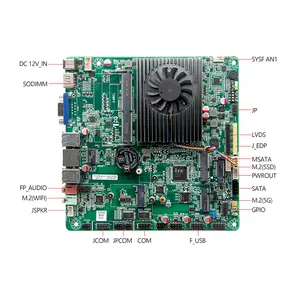 N100嵌入式工业薄Itx主板x86 170*170 DDR4迷你主板，带VGA/HD/LVDS