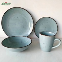 Vaisselle en Céramique Fait Main de Style Japonais Rétro, Glaçure Colorée Créative, Ensemble Complet Bols à Salade, Ramen, Soupe, Riz et Assiettes