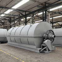 Machine automatique de pyrolyse des déchets plastiques Machine de recyclage des pneus usagés Machine automatique de pyrolyse du caoutchouc à vendre