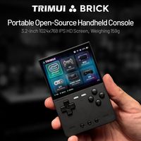 Console de jeu portable rétro Trimui Brick Mini de 3,25 pouces avec écran IPS, système d'exploitation Trimui open source, Wi-Fi, lecteur de jeux portable