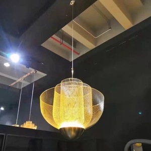 Lampadario a sospensione in metallo di lusso olandese, stile nordico, per soggiorno, <span class=keywords><strong>sala</strong></span> da pranzo, villa, gabbia in ferro, stile industriale - Product Image 2