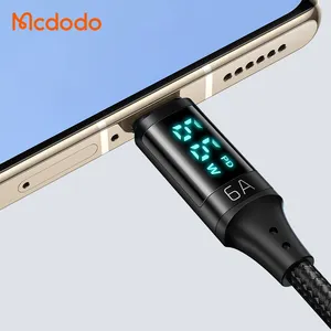 Digital HD Led Tipo de Carga Rápida Cabo C 1.2M Compatível Completa Android Usb Tipo C Cabo de Dados Inteligente Para OPPO VIVO XIAOMI SAMSUNG