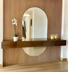 Phòng khách lối vào chính trang trí hình chữ nhật tường gương 4 ngăn kéo kệ hành lang bảng cho khách sạn nhà - Product Image 2