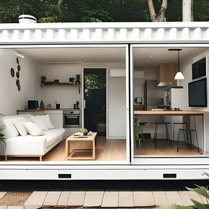 Casa Prefabricada Económica de 3 Dormitorios en Contenedor de Envío de Madera para Uso en Villas y Hoteles, Módulo Expandible Móvil D10015 - Product Image 2