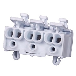 KREALUX BELEKS Connettore per Cavi di Alimentazione a 3 Poli con Terminali in Rame e Pulsante di Disconnessione in Nylon, Connessioni Facili, 24A 450V - Product Image 1