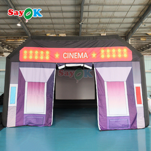 Carpa de <span class=keywords><strong>Cine</strong></span> Inflable Portátil para Exteriores, para Jardín, Eventos, Fiestas, Alquiler Comercial - Product Image 1