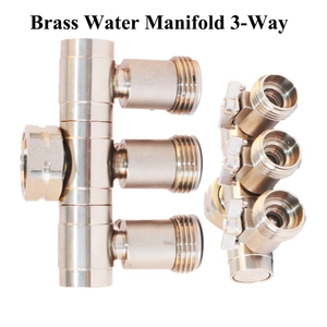 Collecteur d'<span class=keywords><strong>eau</strong></span> en laiton haute pression usiné CNC de précision Yod, 3 voies, 3/4 pouce NPT, sans plomb, connecteur DZR pour <span class=keywords><strong>tuyau</strong></span> de jardin - Product Image 2